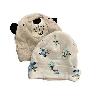 ⚡️5/$25 SALE⚡️ 👶0-6 month baby hat bundle
